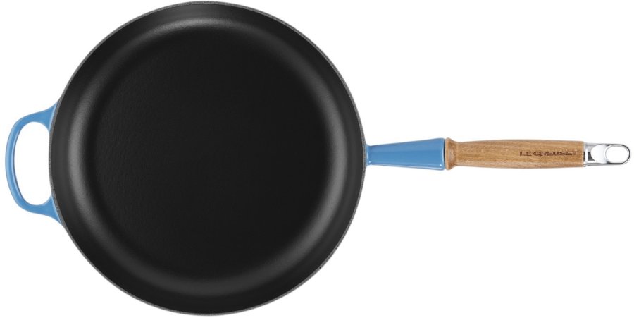 Le Creuset Signature Stbejernspande m. Trhndtag 28 cm, Azure