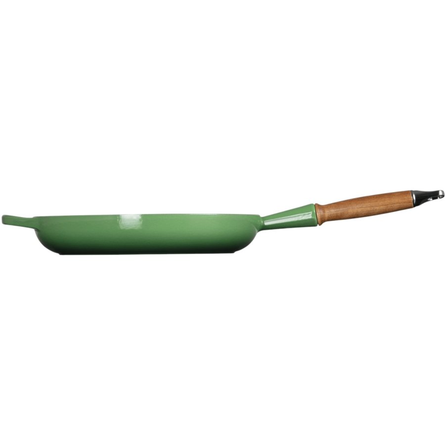 Le Creuset Signature Stbejernspande m. Trhndtag 28 cm, Bamboo Green