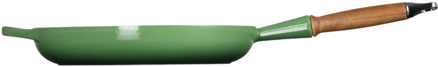 Le Creuset Signature Stbejernspande m. Trhndtag 28 cm, Bamboo Green