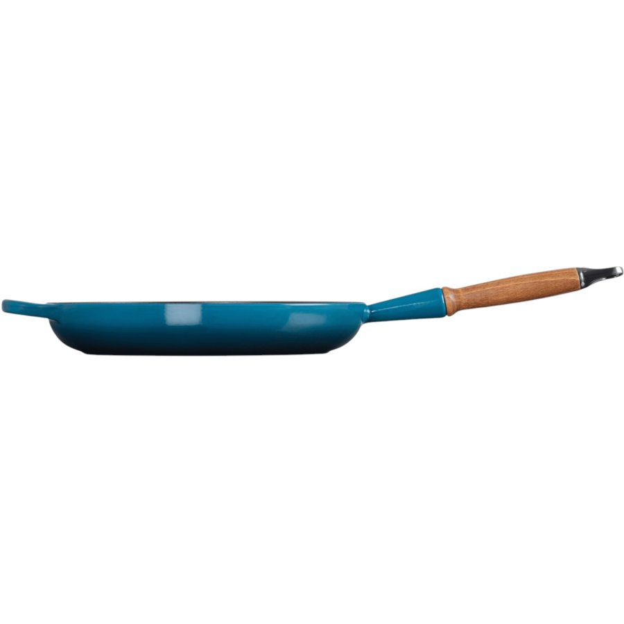 Le Creuset Signature Stbejernspande m. Trhndtag 28 cm, Deep Teal