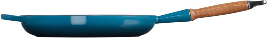 Le Creuset Signature Stbejernspande m. Trhndtag 28 cm, Deep Teal