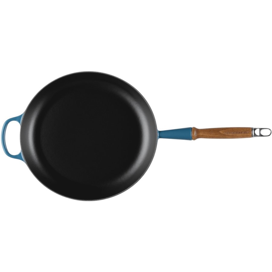 Le Creuset Signature Stbejernspande m. Trhndtag 28 cm, Deep Teal