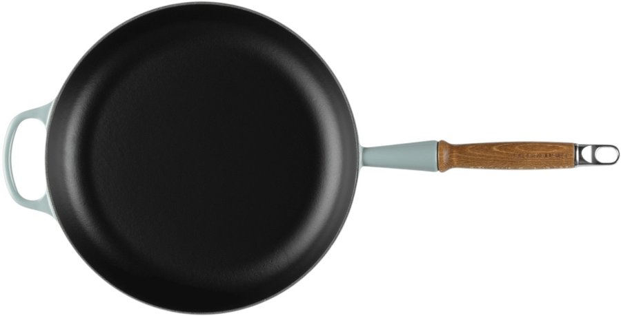 Le Creuset Signature Stbejernspande m. Trhndtag 28 cm, Sea Salt
