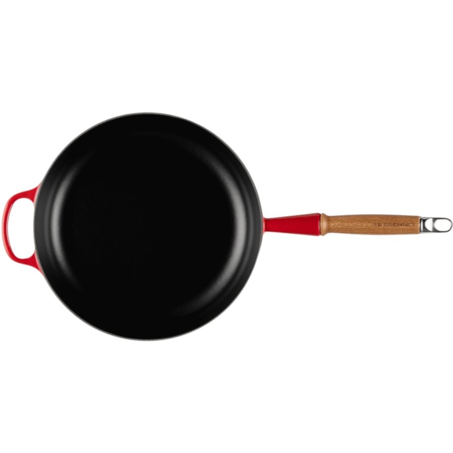 Le Creuset Signature Sauterpande m. Trhndtag 28 cm, Cerise