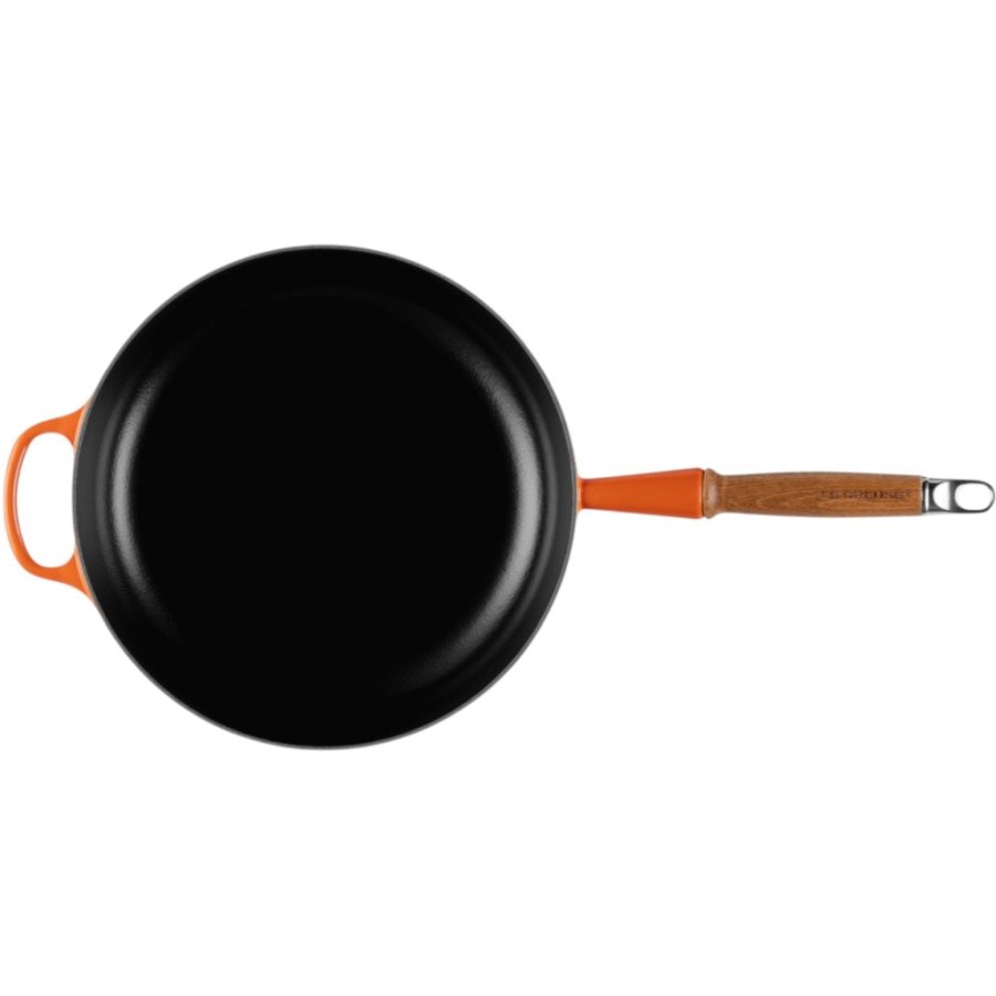 Le Creuset Signature Sauterpande m. Trhndtag 28 cm, Volcanic