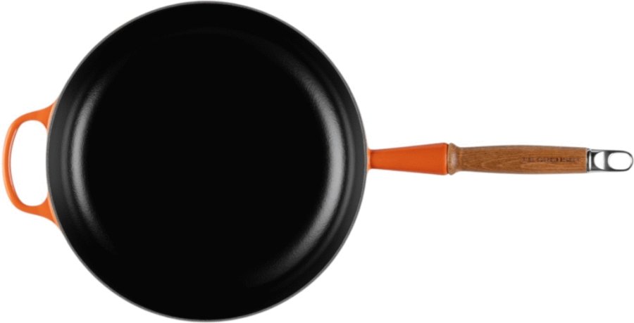 Le Creuset Signature Sauterpande m. Trhndtag 28 cm, Volcanic