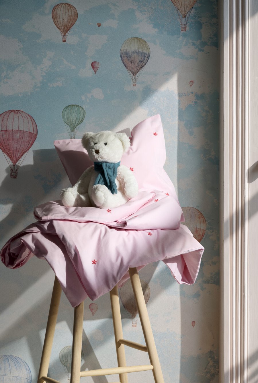 Juna Daisy Babysengetj 70x100 cm, Pink/Rd