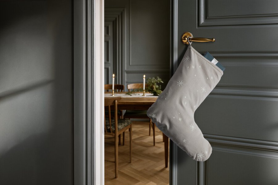 Juna Christmas Fable Julesok 45 cm, Sand