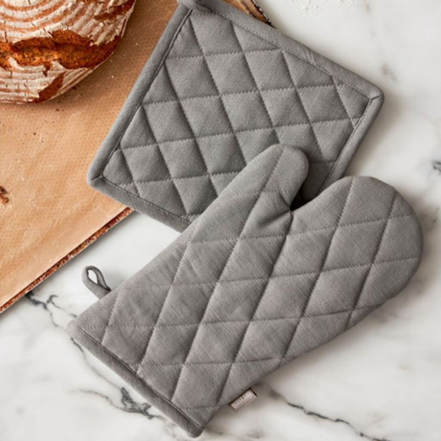 Bastian Grillhandschuh 33x18 cm, Hellgrau