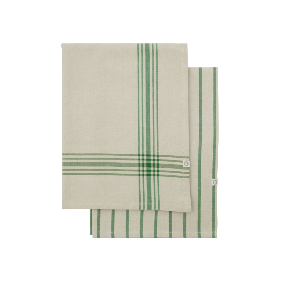 House Doctor Chef Viskestykker 2 stk. 75x55 cm, Grn