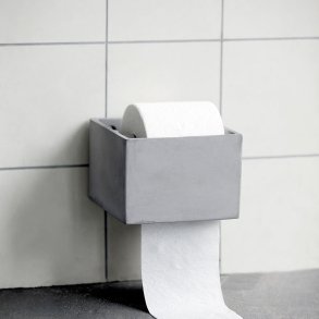 House Doctor Cement Toiletpapirholder, Grå