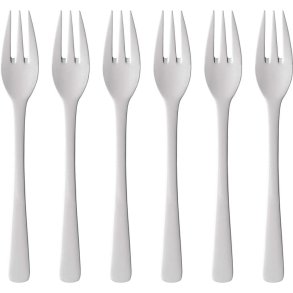 Gense Steel line Kagegaffel 6 stk. 16 cm, Blankt Stål