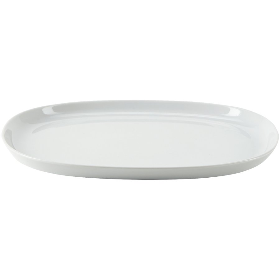 Piet Hein Superellipse Tallerken 24 cm, Hvid