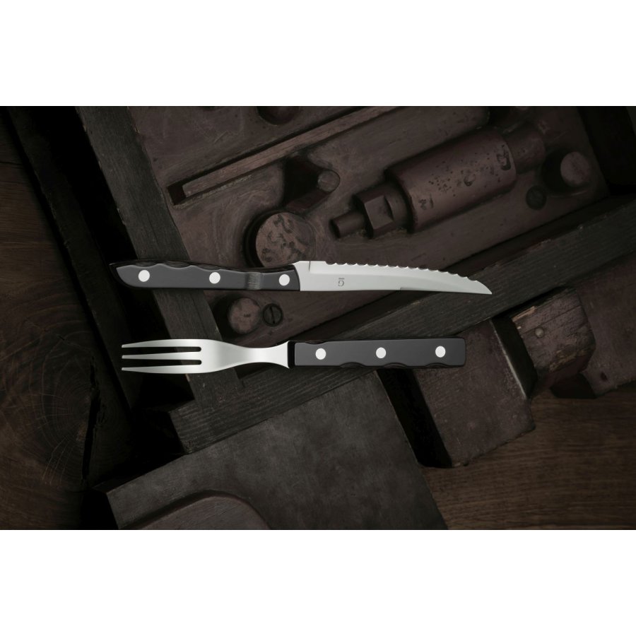 Gense Old Farmer Classic Steakgabel, Holz/Stahl