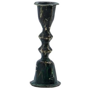 House Doctor Mero Lysestage H12 cm, Sort
