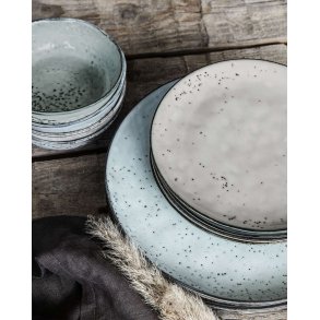 House Doctor Rustic Tallerken 20 cm, Grå/Blå