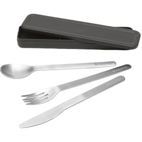 Brabantia Make & Take Besteckset 3-teilig, Dunkelgrau