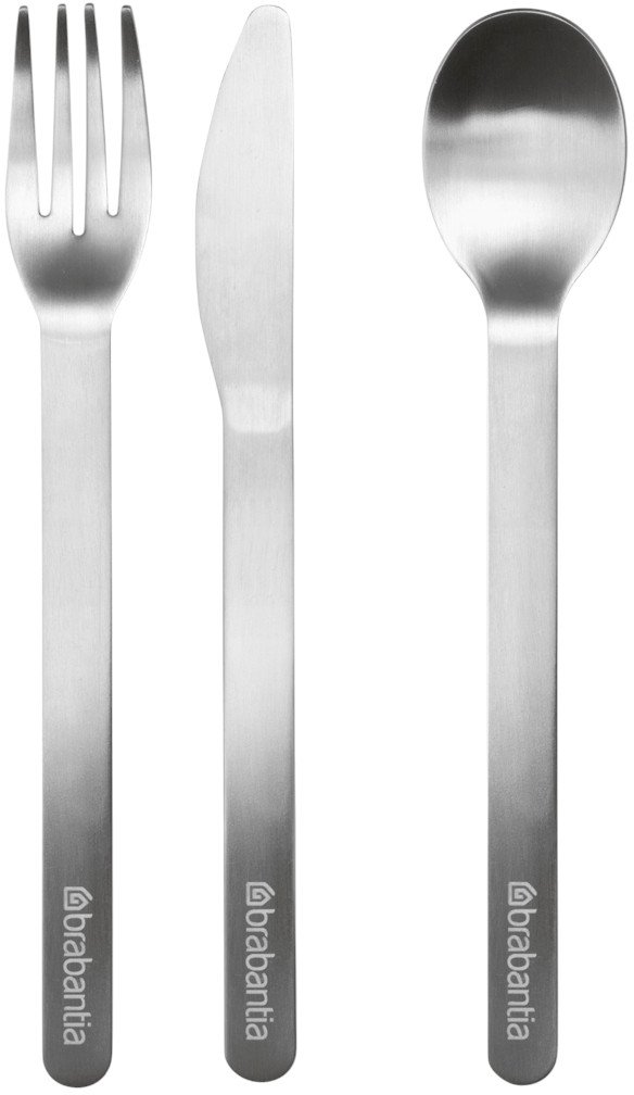 Brabantia Make & Take Besteckset 3-teilig, Dunkelgrau