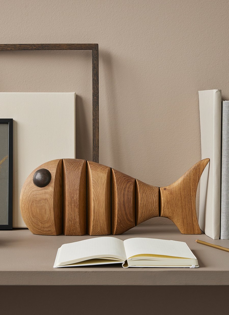 Spring Copenhagen Holz-Fisch Mega 44 cm, Eiche