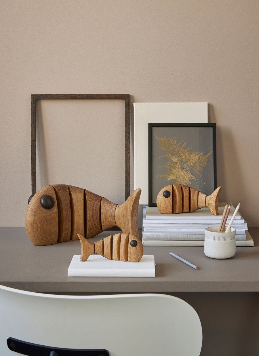 Spring Copenhagen Holz-Fisch Mega 44 cm, Eiche