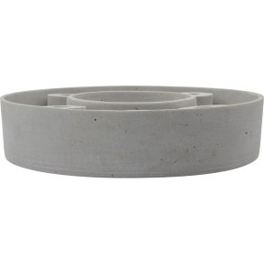 House Doctor The Ring Kerzenhalter 26 cm, Grau