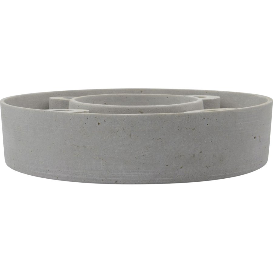 House Doctor The Ring Kerzenhalter 26 cm, Grau