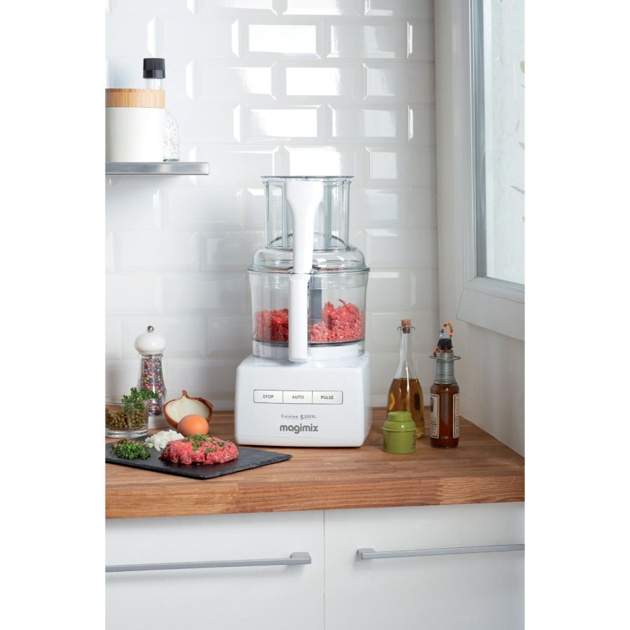 Magimix CS 5200 XL Foodprocessor 1100W, Hvid