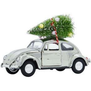 House Doctor Car Xmas 12,5 cm, Silberfinish