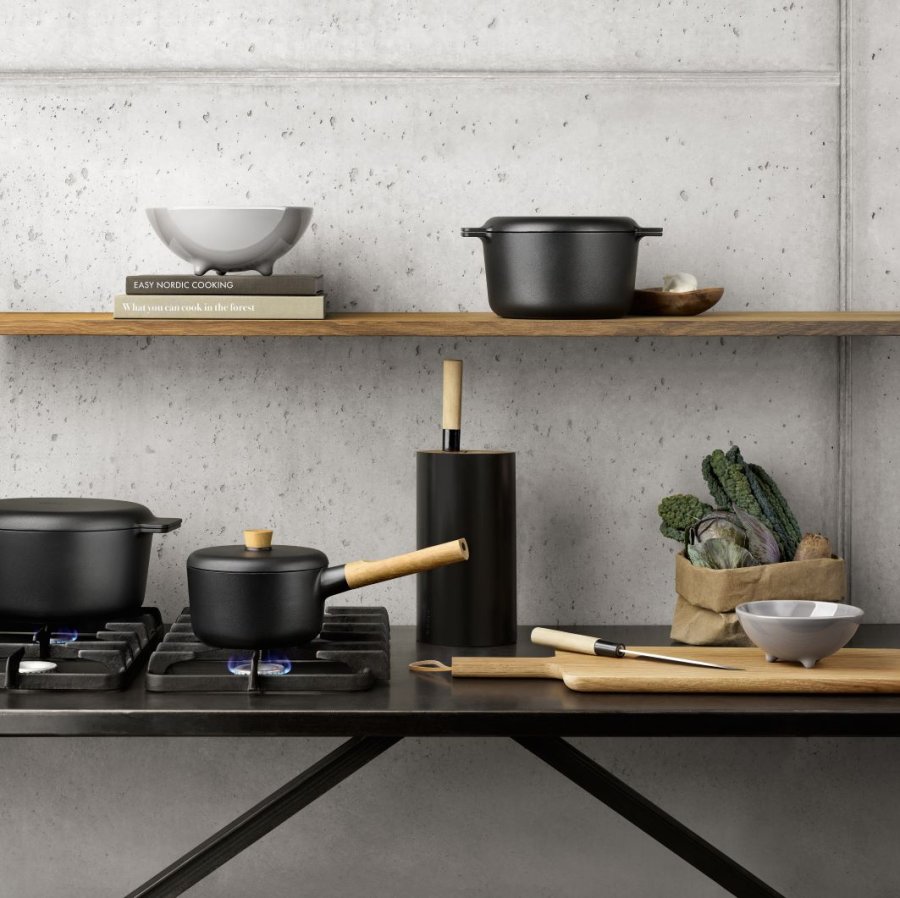 Eva Solo Nordic Kitchen Messerblock, Schwarz