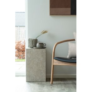 House Nordic Prague Hjørnebord H50 cm, Marmor Look