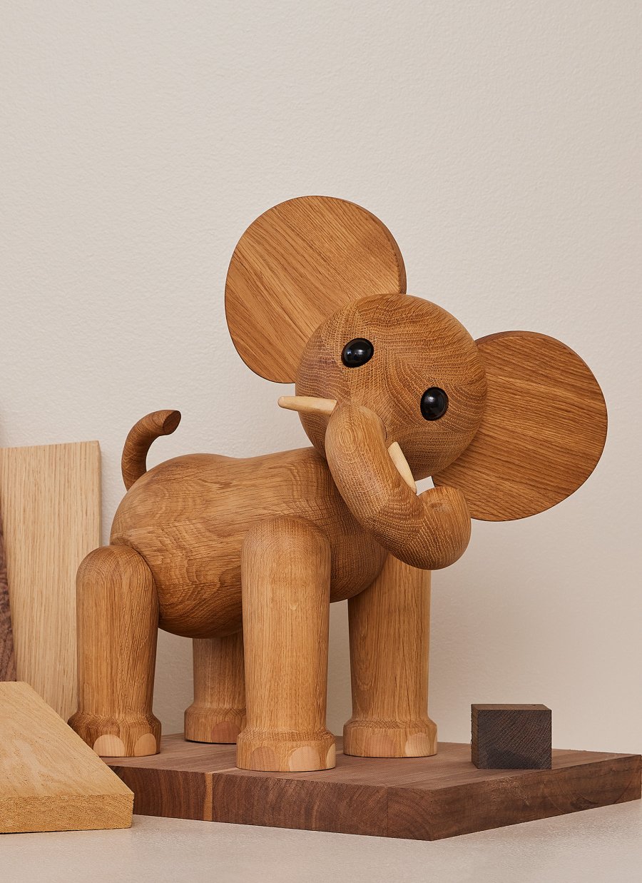 Spring Copenhagen Elefant Tembo 49,5 cm, Eiche