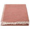 House Doctor Alice Stripe Decke 200 cm, Dusty Berry