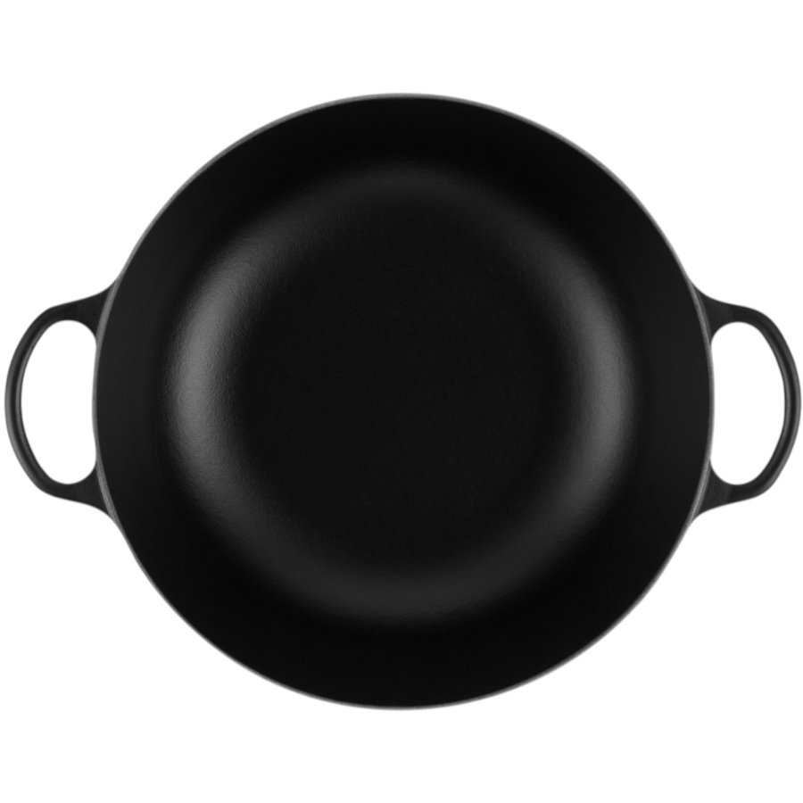 Le Creuset Signature Stegegryde 32 cm/7 L, Mat Sort