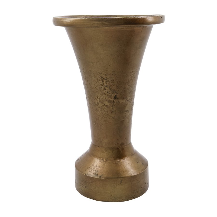 House Doctor Florist Vase H33 cm, Messing antik