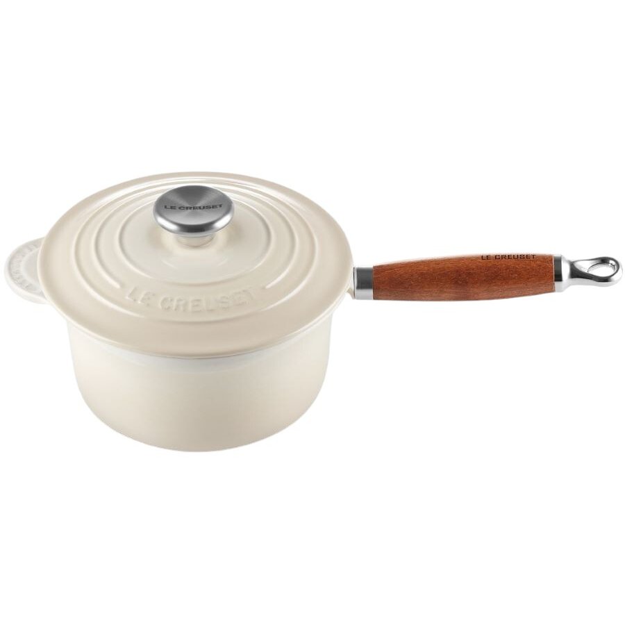 Le Creuset Kasserolle m. Trhndtag 18 cm/1,8 L, Meringue