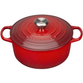 Le Creuset Signature Gryde 22 cm/3,3 L, Cerise