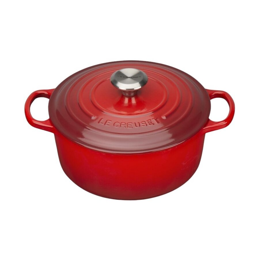 Le Creuset Signature Gryde 22 cm/3,3 L, Cerise