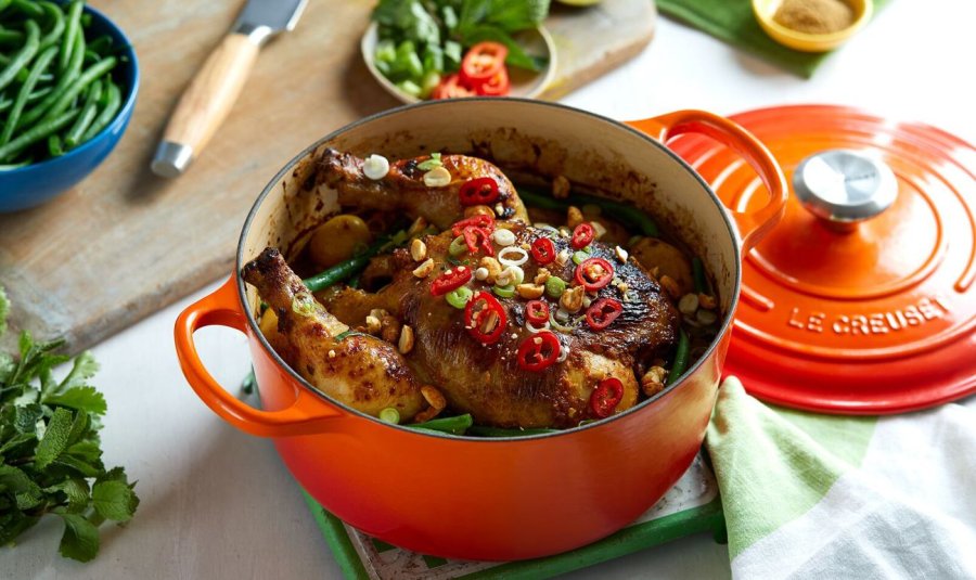 Le Creuset Signature Rund Stbejernsgryde 22 cm/3,3 L, Volcanic