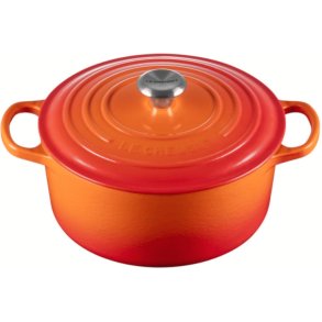Le Creuset Signature Rund Stbejernsgryde 22 cm/3,3 L, Volcanic