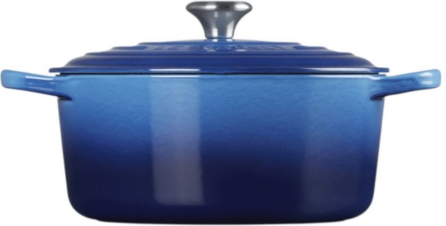 Le Creuset Signature Rund Stbejernsgryde 22 cm/3,3 L, Azure