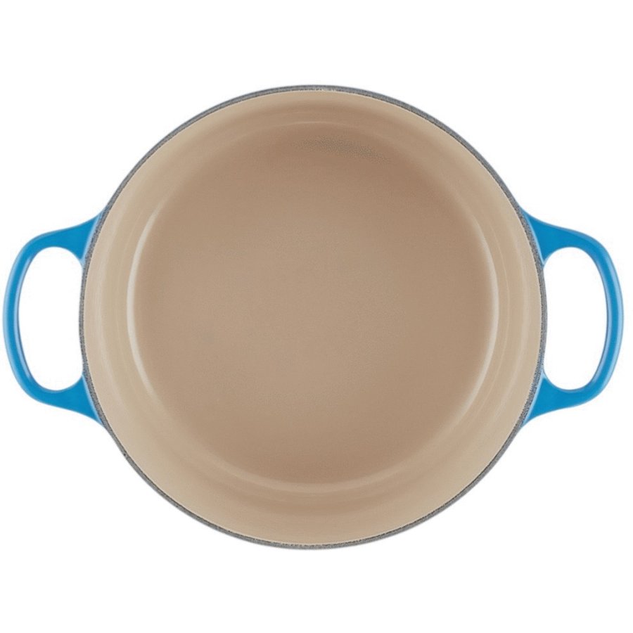 Le Creuset Signature Rund Stbejernsgryde 22 cm/3,3 L, Azure