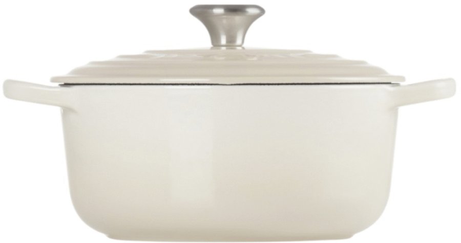 Le Creuset Signature Rund Stbejernsgryde 22 cm/3,3 L, Meringue