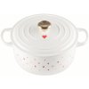 Le Creuset Heart Rund Stbejernsgryde, Hvid