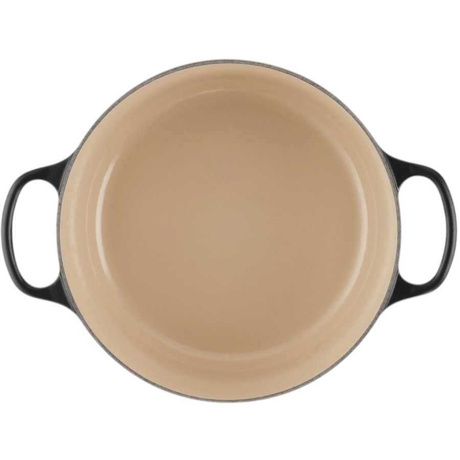 Le Creuset Signature Rund Stbejernsgryde 24 cm/4,2 L, Mat Sort