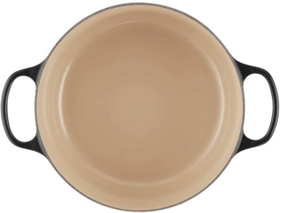 Le Creuset Signature Rund Stbejernsgryde 24 cm/4,2 L, Mat Sort