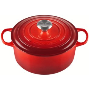 Le Creuset Signature Rund Stbejernsgryde 24 cm/4,2 L, Cerise