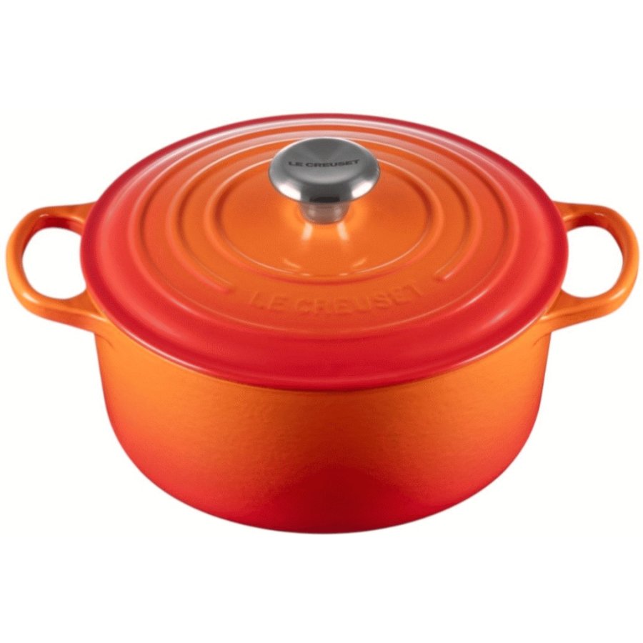 Le Creuset Signature Rund Stbejernsgryde 24 cm/4,2 L, Volcanic