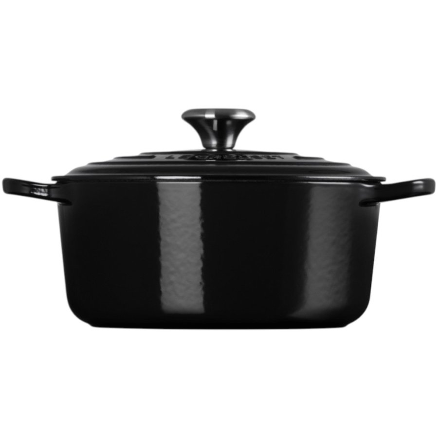 Le Creuset Signature Rund Stbejernsgryde 24 cm/4,2 L, Sort