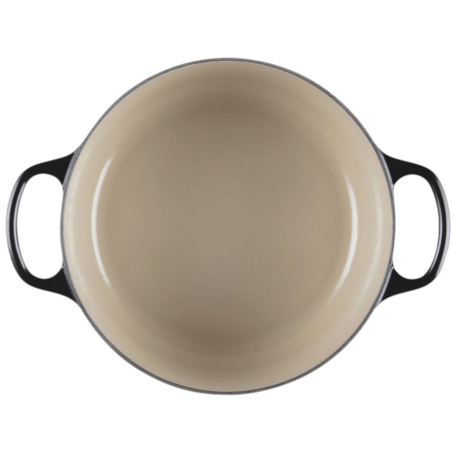 Le Creuset Signature Rund Stbejernsgryde 24 cm/4,2 L, Sort