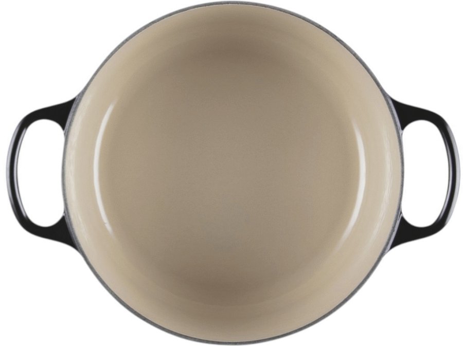 Le Creuset Signature Rund Stbejernsgryde 24 cm/4,2 L, Sort